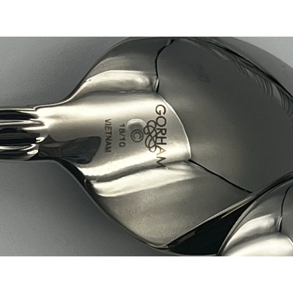 Gorham Melon Bud 18/10 Stainless Steel 20pc Placement For 4. PLEASE SEE ALL PICS